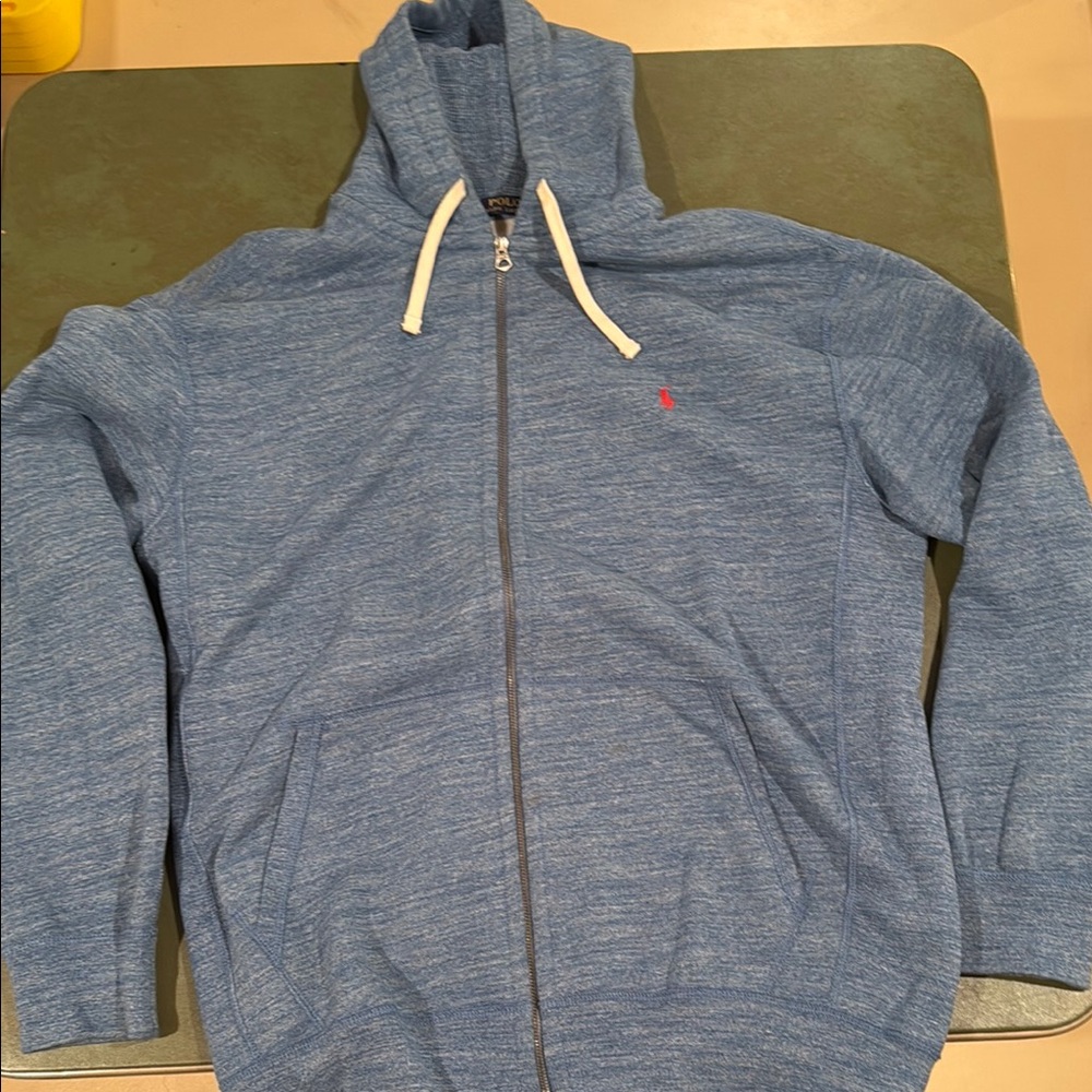Polo Ralph Lauren Blue Zip-Up Hoodie